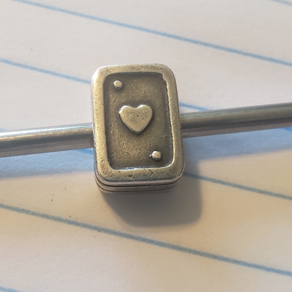 Trollbeads Silver Playing cards-RETIRED